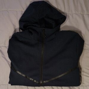 Russell (L) Athletic Fusion Knit Navy and Black Hoodie